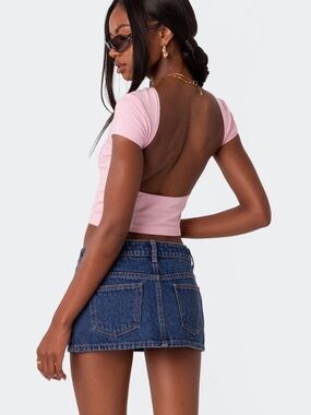 Edikted Bambi Backless Tee